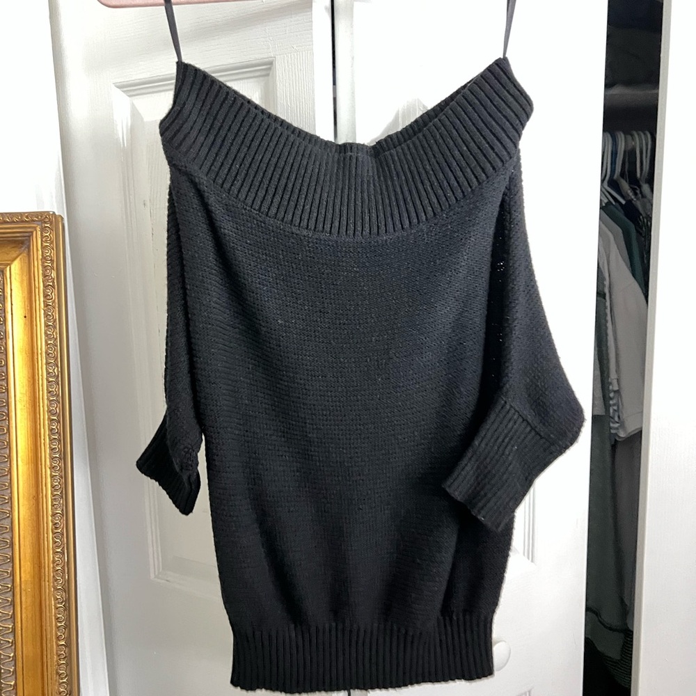 Off shoulder sweater